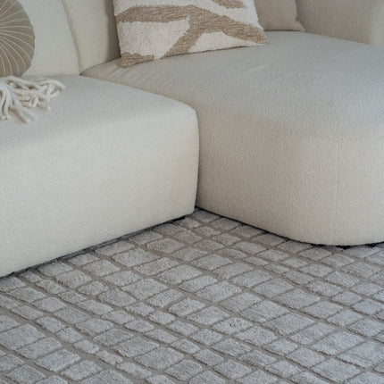 scandinavische Vloerkleden - Scandinavisch vloerkleed Malin zand - Vloerkledenloods