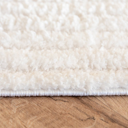scandinavische Vloerkleden - Scandinavisch vloerkleed Oskar creme/wit - Vloerkledenloods