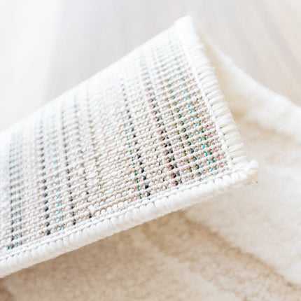 scandinavische Vloerkleden - Scandinavisch vloerkleed Vidar creme/wit - Vloerkledenloods