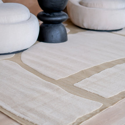 Vloerkleed Stone Bruin Interieur05