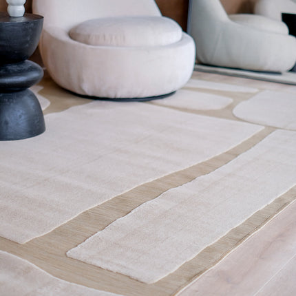 Vloerkleed Stone Bruin Interieur05