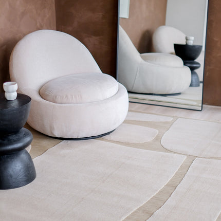 Vloerkleed Stone Bruin Interieur05