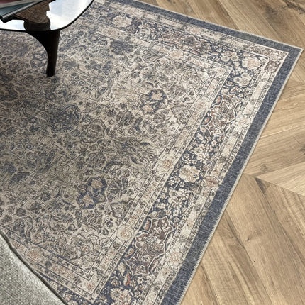 Vintage vloerkleed Sybil Blauw