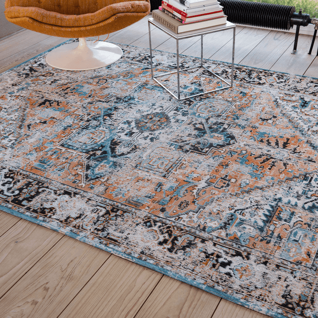 The Antiquarian Heriz Collection Seray Orange 8705 - Louis de Poortere - Vloerkledenloods