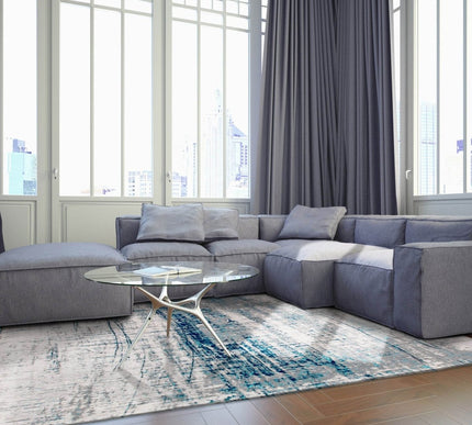 The Mad Men Griff Collection Bronx Azurit 8421 - Louis de Poortere - Vloerkledenloods