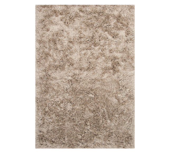 Hoogpolig vloerkleed Nika antraciet polyester - Interieur05