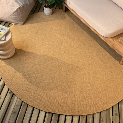 Rond buitenkleed Tone geel/okergeel - Interieur05