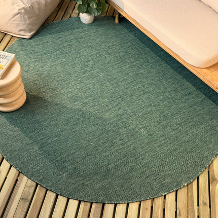 Rond buitenkleed Tone groen - Interieur05