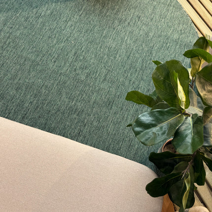 Rond buitenkleed Tone groen - Interieur05