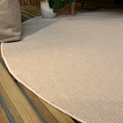 Rond buitenkleed Tone wit/naturel - Interieur05