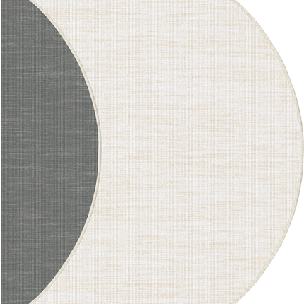 Rond buitenkleed Tone wit/naturel - Interieur05