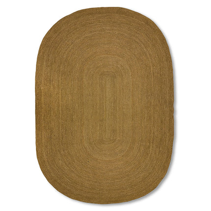 HKliving ovaal zeegras vloerkleed Soft Edge 250x350cm