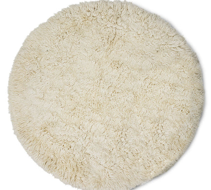 HKliving hoogpolig rond vloerkleed inner circle 250cm