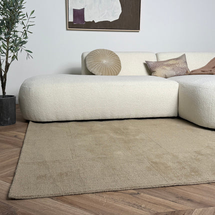 Wollen vloerkleed Twig beige/bruin - Interieur05