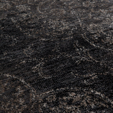 Vintage vloerkleden - Dutchbone vloerkleed Rugged Dark - Vloerkledenloods