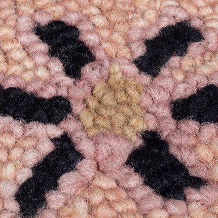 Vintage vloerkleden - Flair Rugs vloerkleed Blossom Traditional Roze Zwart - Vloerkledenloods