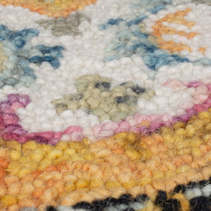 Vintage vloerkleden - Flair Rugs vloerkleed Dahlia Geel Multi - Vloerkledenloods
