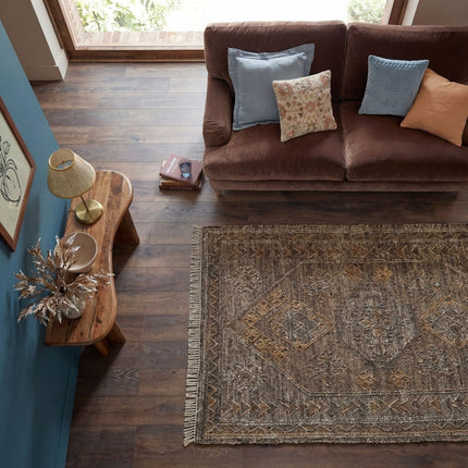 Vintage vloerkleden - Flair Rugs vloerkleed Marra Vintage Naturel - Vloerkledenloods
