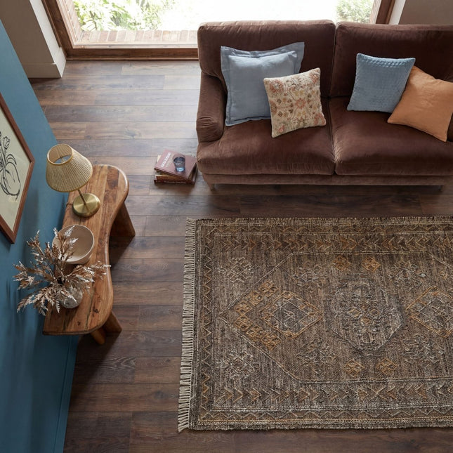 Vintage vloerkleden - Flair Rugs vloerkleed Marra Vintage Naturel - Vloerkledenloods