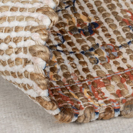 Vintage vloerkleden - Flair Rugs vloerkleed Miley Jute Traditional Blauw - Vloerkledenloods