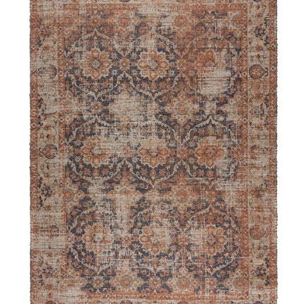 Vintage vloerkleden - Flair Rugs vloerkleed Miley Jute Traditional Blauw - Vloerkledenloods