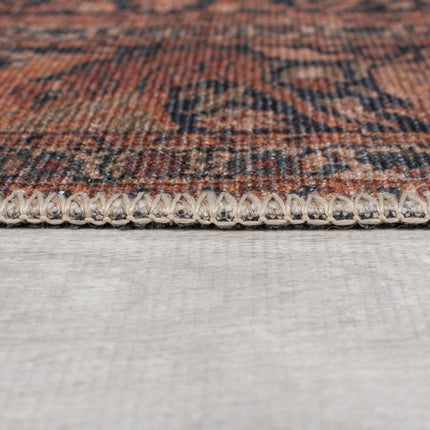 Vintage vloerkleden - Flair Rugs vloerkleed Nico Global Rood - Vloerkledenloods