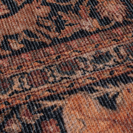 Vintage vloerkleden - Flair Rugs vloerkleed Nico Global Rood - Vloerkledenloods