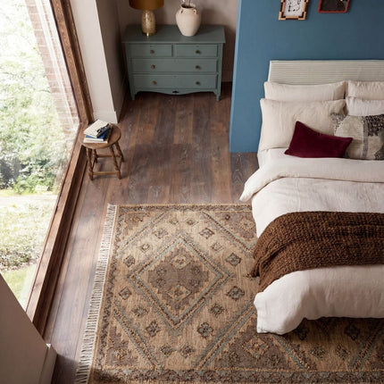 Vintage vloerkleden - Flair Rugs vloerkleed Orin Vintage Naturel - Vloerkledenloods