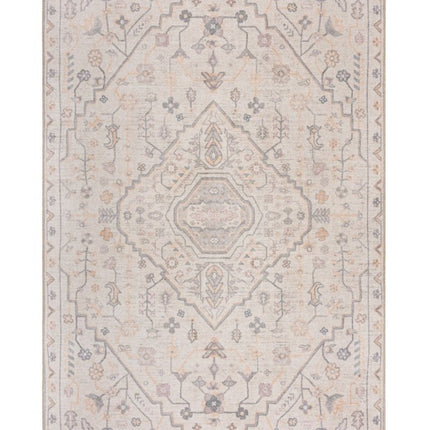 Vintage vloerkleden - Flair Rugs vloerkleed Teo Traditional Naturel - Vloerkledenloods