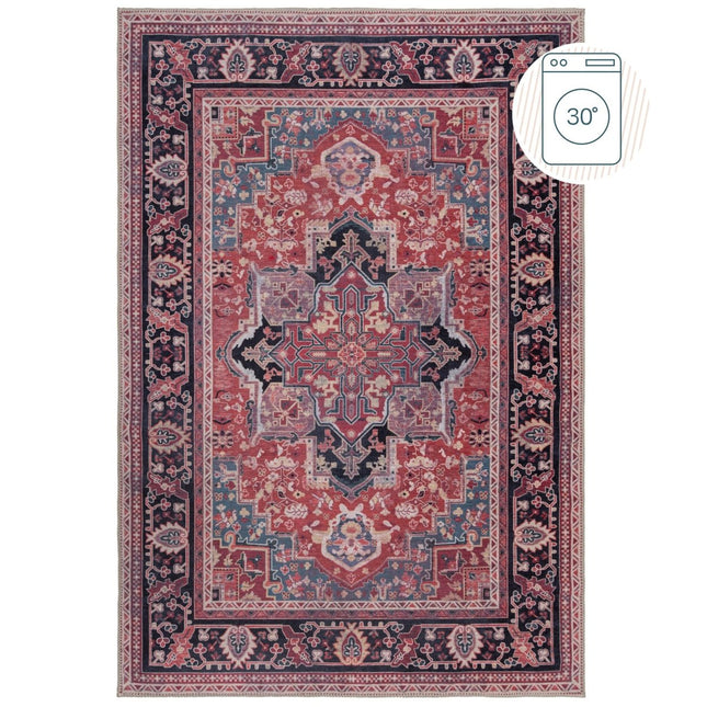 Vintage vloerkleden - Flair Rugs vloerkleed Windsor Traditional Rood - Vloerkledenloods