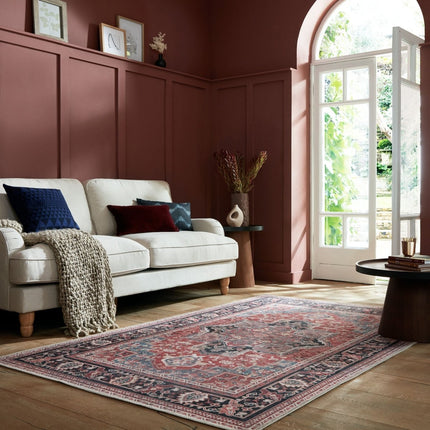 Vintage vloerkleden - Flair Rugs vloerkleed Windsor Traditional Rood - Vloerkledenloods
