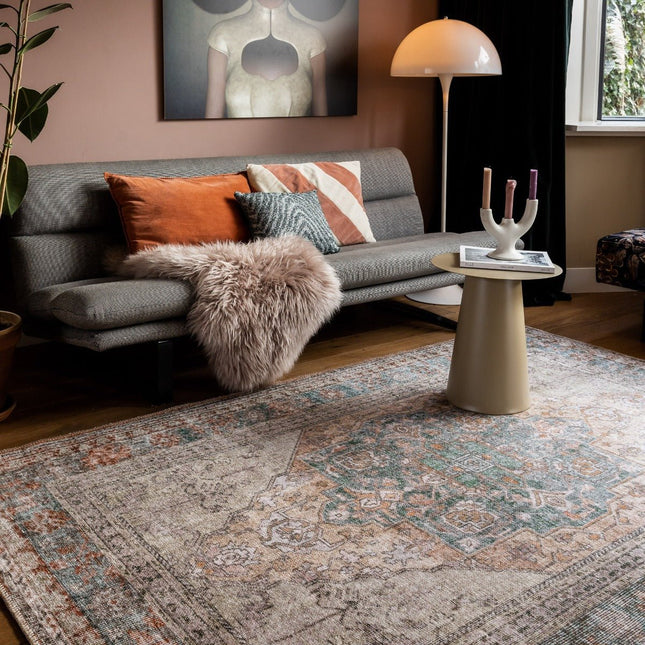 Vintage vloerkleden - Vintage vloerkleed Duuk Multi Interieur05 - Vloerkledenloods