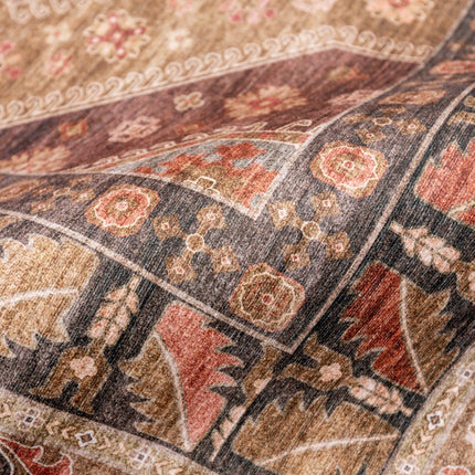 Vintage vloerkleden - Vintage vloerkleed Medina Espresso/Bruin - Vloerkledenloods