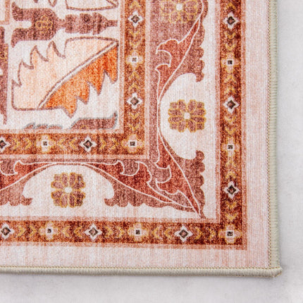 Vintage vloerkleden - Vintage vloerkleed Medina Roest/Oranje - Vloerkledenloods