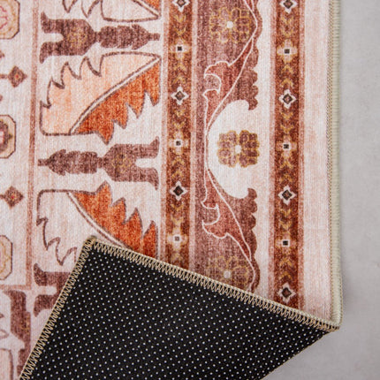 Vintage vloerkleden - Vintage vloerkleed Medina Roest/Oranje - Vloerkledenloods