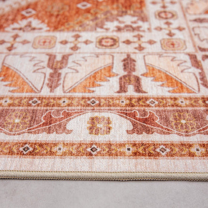 Vintage vloerkleden - Vintage vloerkleed Medina Roest/Oranje - Vloerkledenloods
