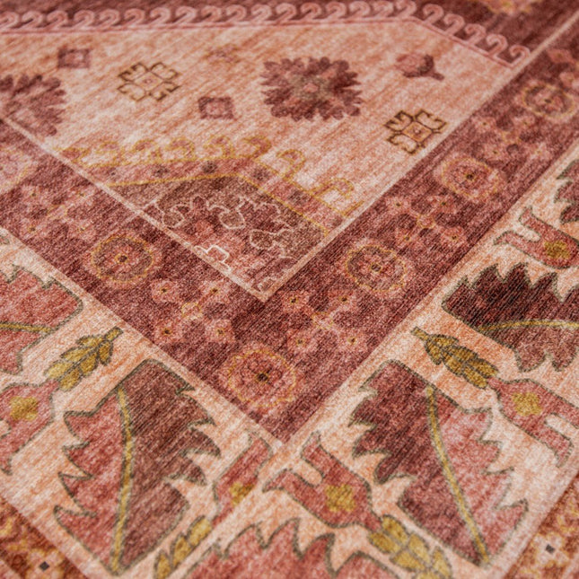 Vintage vloerkleden - Vintage vloerkleed Medina Roze - Vloerkledenloods