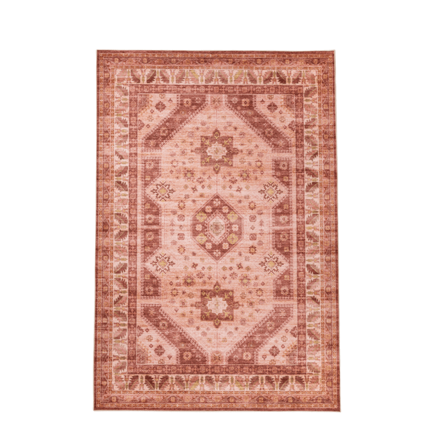 Vintage vloerkleden - Vintage vloerkleed Medina Roze - Vloerkledenloods