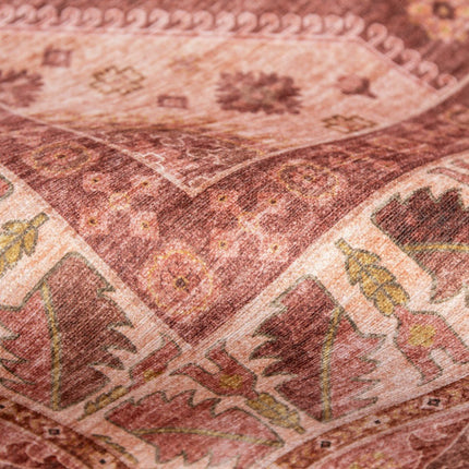 Vintage vloerkleden - Vintage vloerkleed Medina Roze - Vloerkledenloods