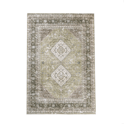 Vintage vloerkleden - Vintage vloerkleed Nomad Groen - Vloerkledenloods
