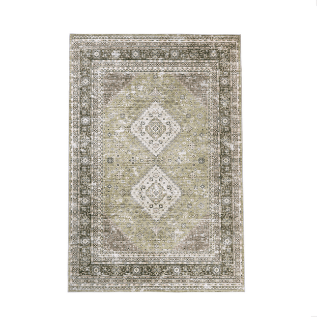 Vintage vloerkleden - Vintage vloerkleed Nomad Groen - Vloerkledenloods