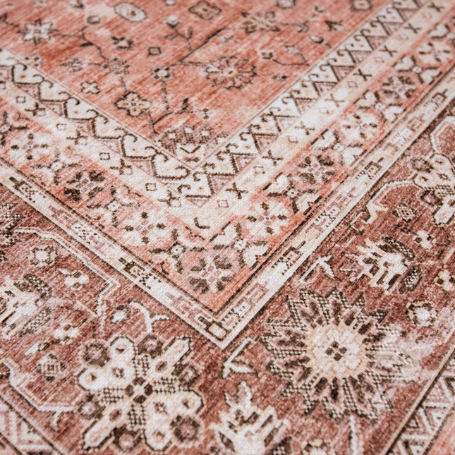 Vintage vloerkleden - Vintage vloerkleed Nomad Lichtroze - Vloerkledenloods