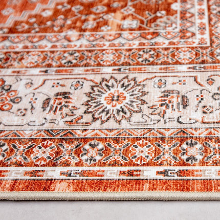 Vintage vloerkleden - Vintage vloerkleed Nomad Roest - Vloerkledenloods