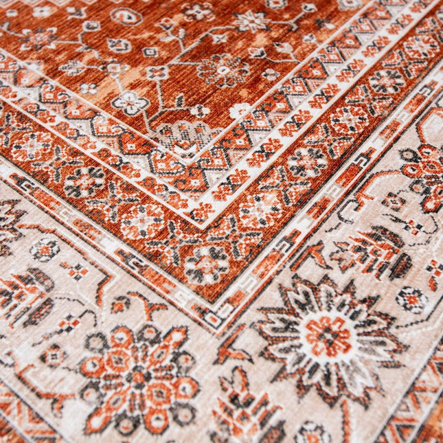 Vintage vloerkleden - Vintage vloerkleed Nomad Roest - Vloerkledenloods