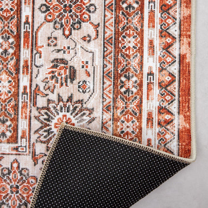 Vintage vloerkleden - Vintage vloerkleed Nomad Roest - Vloerkledenloods