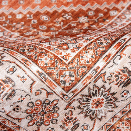 Vintage vloerkleden - Vintage vloerkleed Nomad Roest - Vloerkledenloods