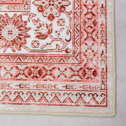 Vintage vloerkleden - Vintage vloerkleed Nomad Roze/Rood - Vloerkledenloods