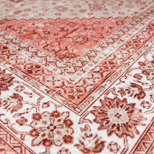Vintage vloerkleden - Vintage vloerkleed Nomad Roze/Rood - Vloerkledenloods