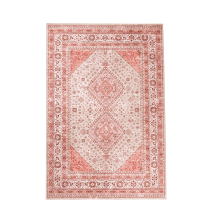 Vintage vloerkleden - Vintage vloerkleed Nomad Roze/Rood - Vloerkledenloods