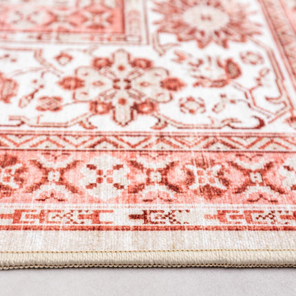 Vintage vloerkleden - Vintage vloerkleed Nomad Roze/Rood - Vloerkledenloods